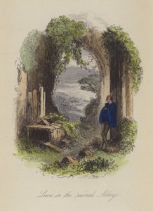Illustrasjon for Lewis Arundel eller The Railroad of Life av Frank E Smedley (farget gravering) av after Hablot Knight Browne
