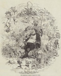 Vår juledrøm (gravering) av after Hablot Knight Browne