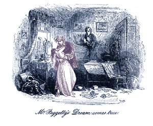 David Copperfield av Hablot Knight Browne