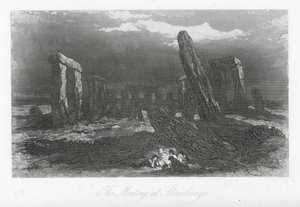 Londons Straßen: Das Treffen bei Stonehenge von Hablot Knight (1815-92) Browne