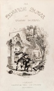Tittelside fra 'The Posthumous Papers of the Pickwick Club', utgitt i bokform i 1837 av Hablot Knight Browne