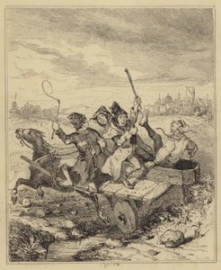 En irsk Wake av Hablot Knight Browne