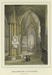 Chichester Cathedral, nordlige midtgang av Hablot Knight Browne