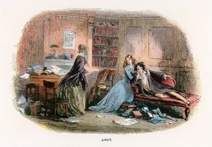 Illustrasjon for Bleak House av Hablot Knight Browne