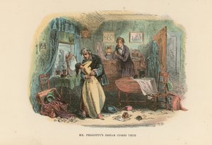 Illustrasjon for David Copperfield av Hablot Knight Browne