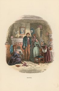 Illustrasjon for David Copperfield av Hablot Knight Browne