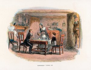 Illustrasjon for David Copperfield av Hablot Knight Browne