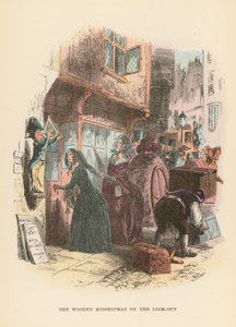 Illustrasjon for Dombey and Son av Hablot Knight Browne