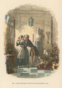 Illustrasjon for Dombey and Son av Hablot Knight Browne