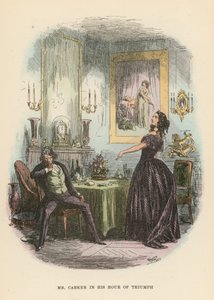 Illustrasjon for Dombey and Son av Hablot Knight Browne