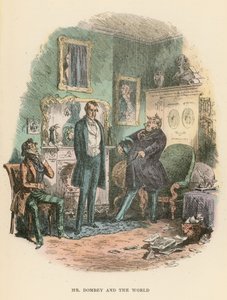Illustrasjon for Dombey and Son av Hablot Knight Browne