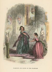 Illustrasjon for Dombey and Son av Hablot Knight Browne