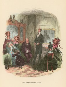 Illustrasjon for Dombey and Son av Hablot Knight Browne