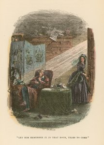 Illustrasjon for Dombey and Son av Hablot Knight Browne