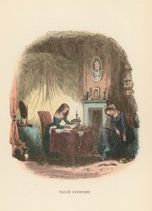 Illustrasjon for Dombey and Son av Hablot Knight Browne
