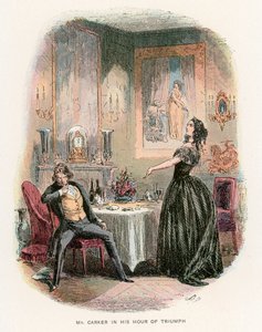 Illustrasjon for Dombey and Son av Hablot Knight Browne