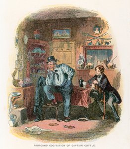 Illustrasjon for Dombey and Son av Hablot Knight Browne
