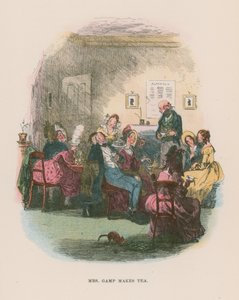 Illustrasjon for Martin Chuzzlewit av Hablot Knight Browne