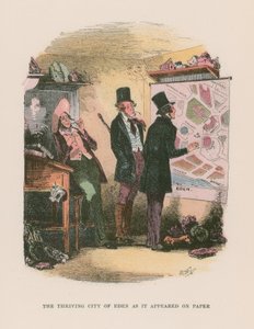 Illustrasjon for Martin Chuzzlewit av Hablot Knight Browne