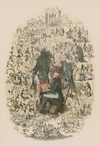 Illustrasjon for Martin Chuzzlewit av Hablot Knight Browne