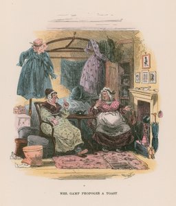 Illustrasjon for Martin Chuzzlewit av Hablot Knight Browne