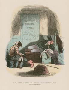 Illustrasjon for Martin Chuzzlewit av Hablot Knight Browne