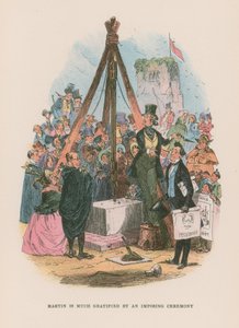 Illustrasjon for Martin Chuzzlewit av Hablot Knight Browne