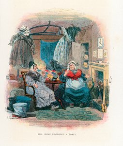 Illustrasjon for Martin Chuzzlewit av Hablot Knight Browne