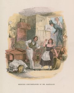 Illustrasjon for Nicholas Nickleby av Hablot Knight Browne