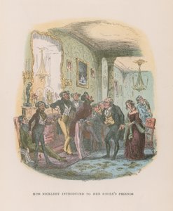 Illustrasjon for Nicholas Nickleby av Hablot Knight Browne