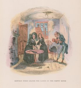 Illustrasjon for Nicholas Nickleby av Hablot Knight Browne