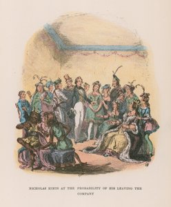 Illustrasjon for Nicholas Nickleby av Hablot Knight Browne