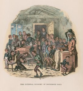 Illustrasjon for Nicholas Nickleby av Hablot Knight Browne