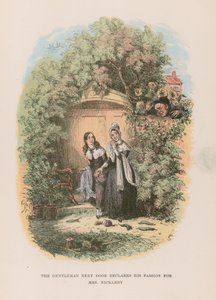 Illustrasjon for Nicholas Nickleby av Hablot Knight Browne