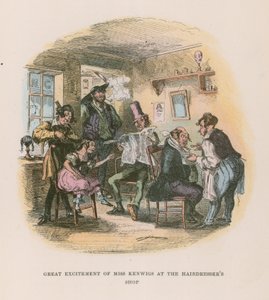 Illustrasjon for Nicholas Nickleby av Hablot Knight Browne