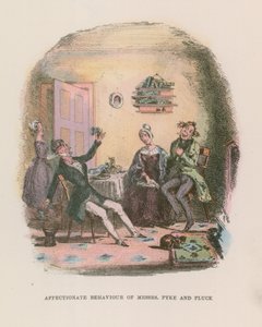 Illustrasjon for Nicholas Nickleby av Hablot Knight Browne