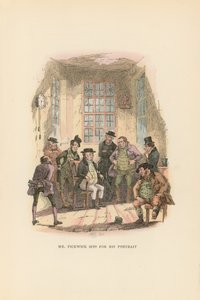 Illustrasjon for Pickwick Papers av Hablot Knight Browne