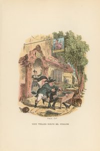 Illustrasjon for Pickwick Papers av Hablot Knight Browne