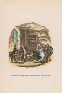 Illustrasjon for Pickwick Papers av Hablot Knight Browne