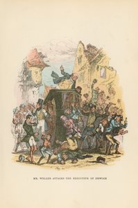 Illustrasjon for Pickwick Papers av Hablot Knight Browne