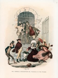 Illustrasjon for Pickwick Papers av Hablot Knight Browne