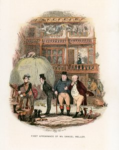 Illustrasjon for Pickwick Papers av Hablot Knight Browne