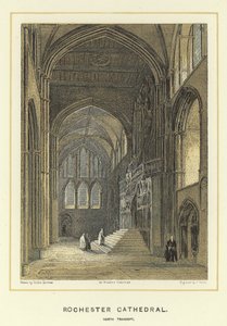 Rochester Cathedral, nordlig tverrarm av Hablot Knight Browne