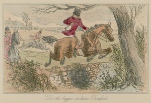 Rot the Beggar utbryter Romford av Hablot Knight Browne