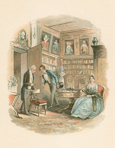 Scene fra Bleak House av Charles Dickens, 1852-1853