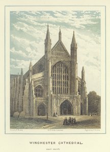 Winchester Cathedral, vestfronten av Hablot Knight Browne