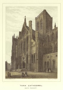 York katedral, sørlig tverrarm av Hablot Knight Browne