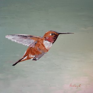 Red Barron, ca. 2025 (olje på panel) av Hadley Rampton