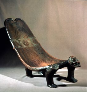 Duho seremonielt sete, Taino, Republikken Haiti, 1400-tallet (tre)