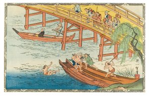 6. månemåned (Rokugatsu) fra serien De tolv månedene, ca. 1830–1839 (tresnitt på papir)